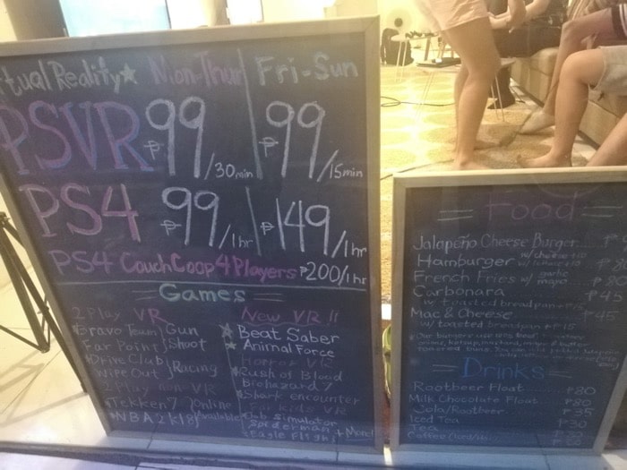 VRカフェの値段